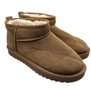 CUSHIONAIRE Women's pull on boot 7.5 CHESTNUT