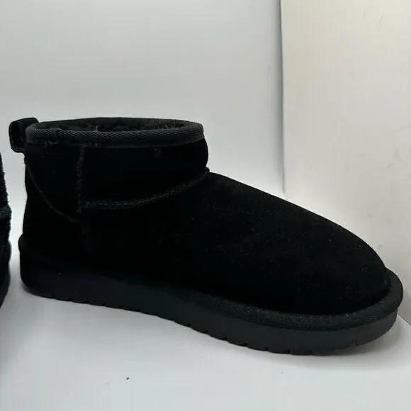 CUSHIONAIRE Women's pull on boot 8 BLACK