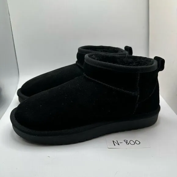 CUSHIONAIRE Women's pull on boot 8 BLACK