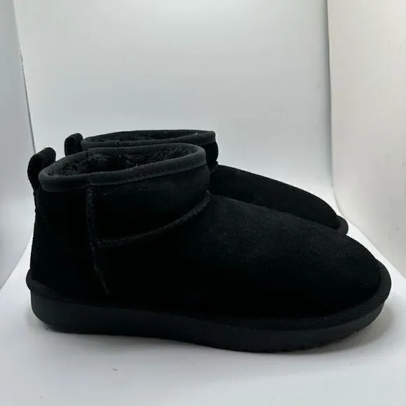 CUSHIONAIRE Women's pull on boot 8 BLACK