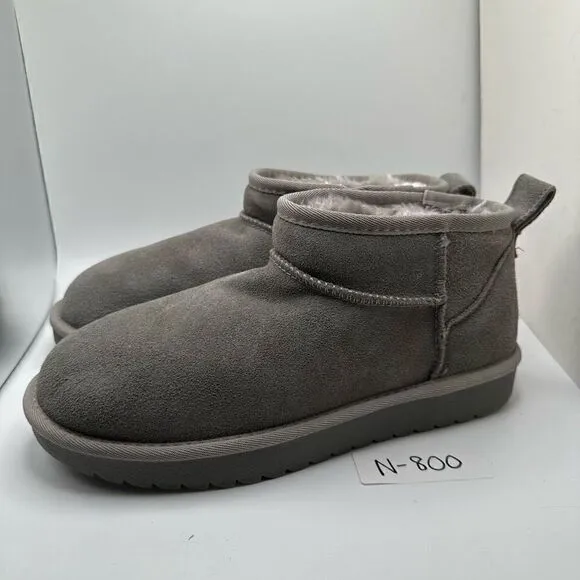 CUSHIONAIRE Women's pull on boot 9 GRAY