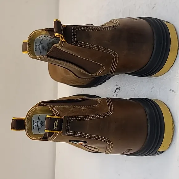 DAKOTA WORKPRO Men's Aluminum Toe Composite Plate 6 Inch Pull On Safety Boot 14M