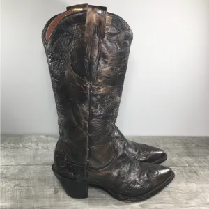 Dan Post DP3245 El Paso Collection Leather Cowboy Western Womens Boots Size 7.5