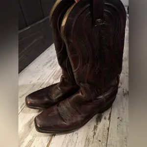 DAN POST LEATHER MENS Western Cowboy Boots sz 9D style 2162