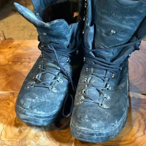 Danner Black rough out leather wildland firefighters boots