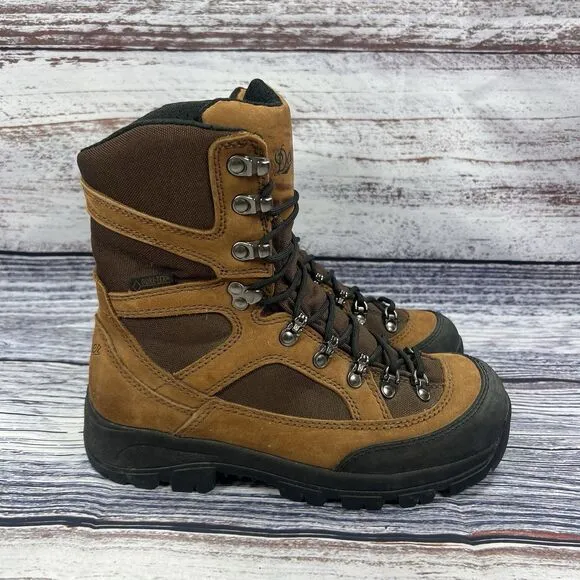 Danner Gila 8” Brown Leather 46114 Gore Tex Hunting Boots Men’s Size 6.5