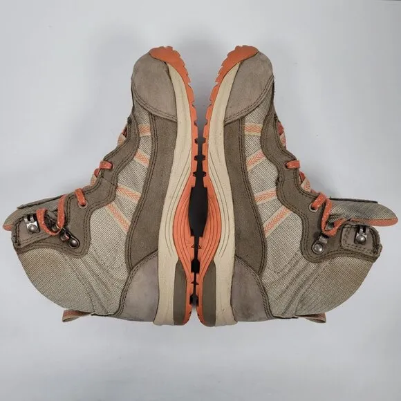 Danner St. Helens Mid 4&quot; Gore-Tex Women's Brown Orange Hiking Boots US Size 7.5