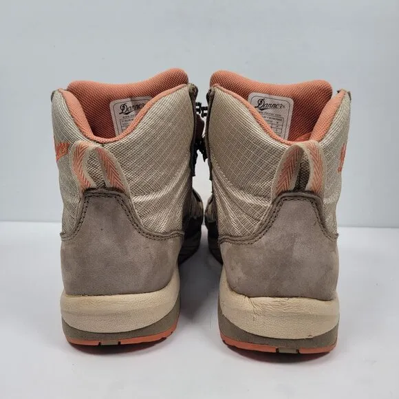 Danner St. Helens Mid 4&quot; Gore-Tex Women's Brown Orange Hiking Boots US Size 7.5