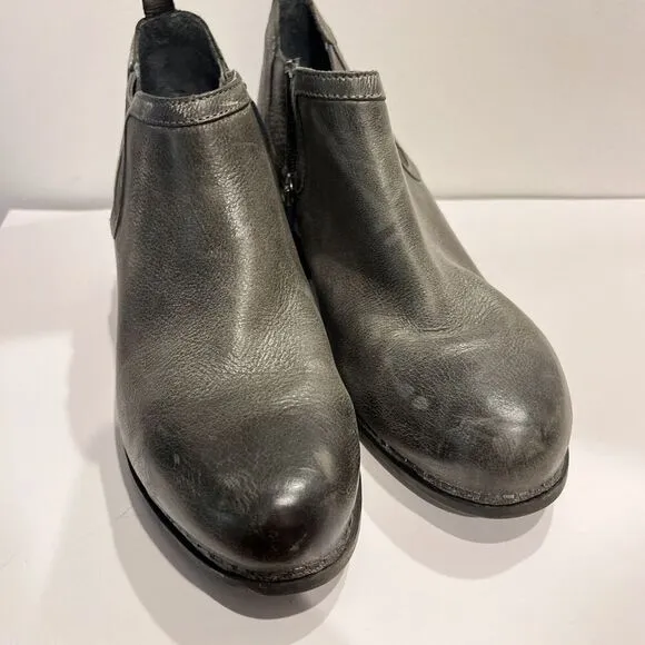 Dansko Harlene Ankle Boots Waxy Burnished Gray Booties EU 41 US 10.5-11 Classic