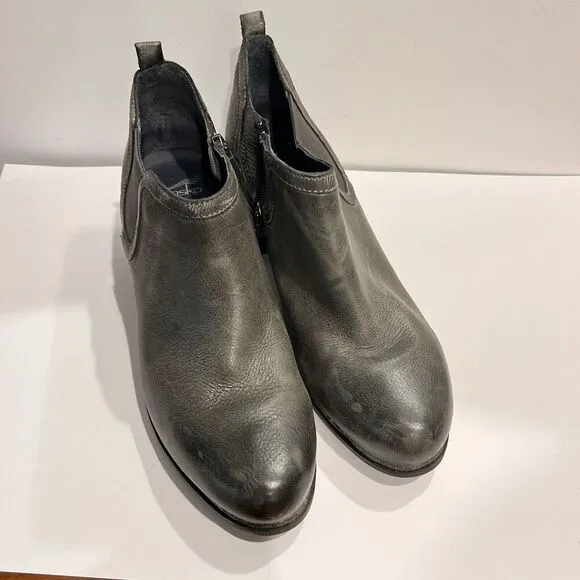 Dansko Harlene Ankle Boots Waxy Burnished Gray Booties EU 41 US 10.5-11 Classic