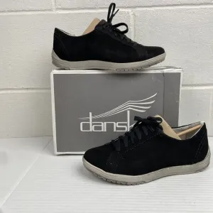DANSKO Leela Waterproof Nubuck Women's Leather Sneaker EU 37/US 6.5-7 Black