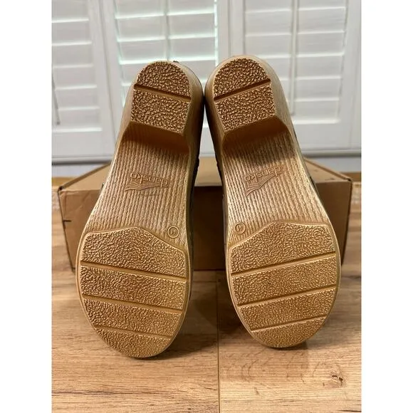Dansko Maria Taupe Milled Nubuck Boot Size 10.5/11 US 41 EU NWOB Arch Support