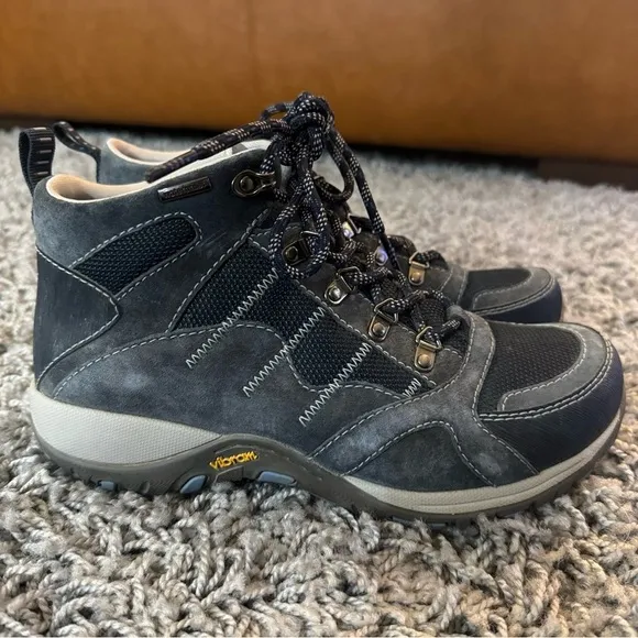 Dansko Paxton Navy Blue Ankle Boots Hiking Size 38 EU US 7.5 orthotic