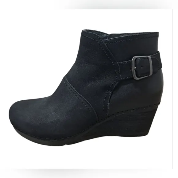 Dansko Shirley Wedge Heel Ankle Boots Size 39