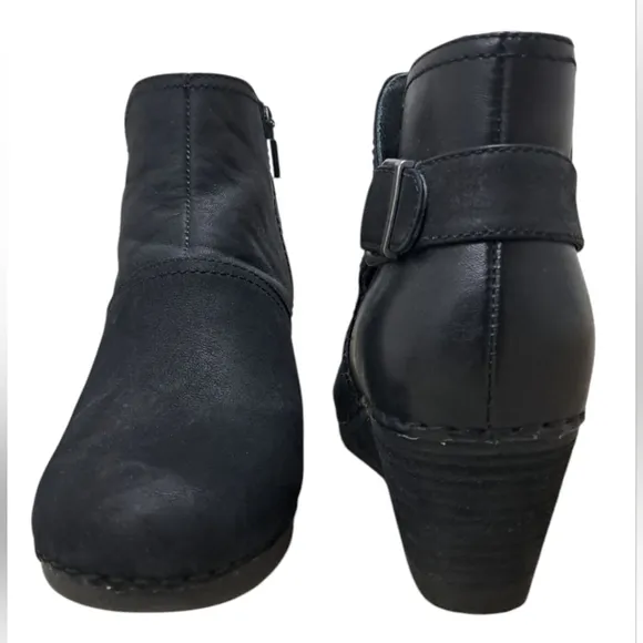 Dansko Shirley Wedge Heel Ankle Boots Size 39