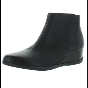 Dansko Wedge Leather Waterpoof Zipper Ankle Boots Size 6.5 EUR 37