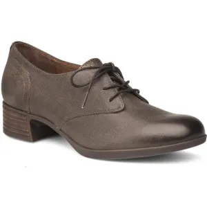 Dansko Women Louise Antiqued Oxford Leather Heels Boots shoes sz 41/10.5-11