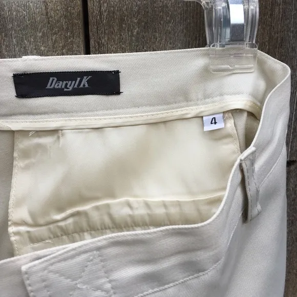 Daryl K Vintage Cream Short Shorts 4