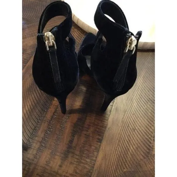 Deimille Velvet Italian heels 6.5 (37)