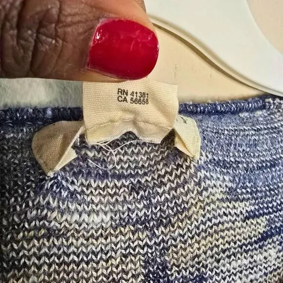 Denim &amp; Supply Ralph Lauren Aztec Knit Cotton Sweater Women's Sz Small Southwest