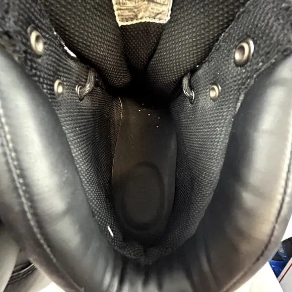 Dexter Work Boots Size 9.5W Black Steel Toe lace up Ankle