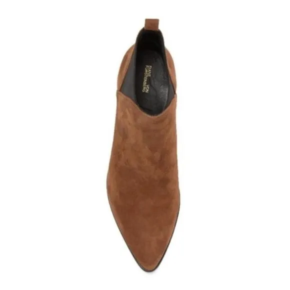 DIANE VON FURSTENBERG NADIE SUEDE TOBACCO CHELSEA BOOTS SZ 8.5 also fits Sz 9