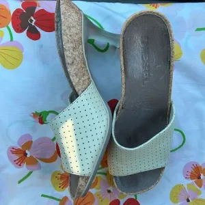 Diesel Love Perforated Heels - 9 Bone