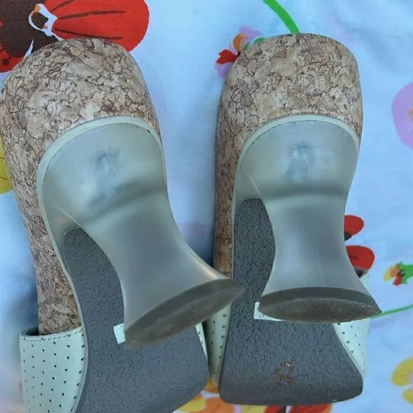 Diesel Love Perforated Heels - 9 Bone
