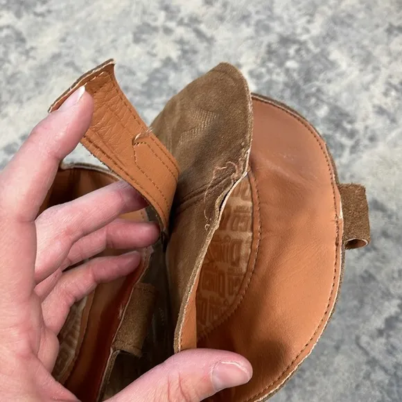 Dingo Out West Boots Camel Brown Suede Cowboy Western Sz 10