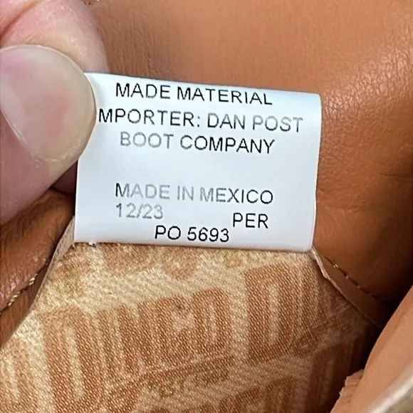 Dingo Out West Boots Camel Brown Suede Cowboy Western Sz 10