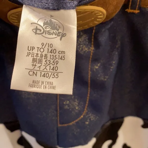 Disney Toy Story Jesse Costume NWT