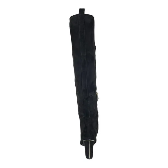 DKNY Sloane Black Suede Leather OTK Womens Boots Size 9.5M