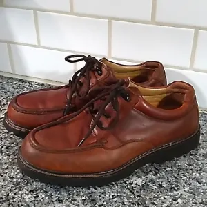 Dockers Waterproof Brown Leather Men's Lace Up Oxford Shoes. Sz 10W