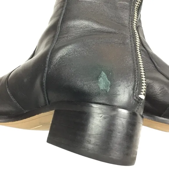 Dolce Vita Knee High Back Zip Leather Boots