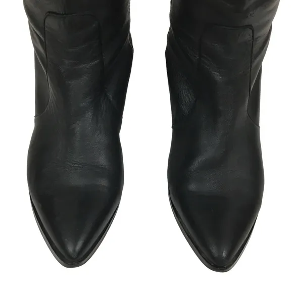 Dolce Vita Knee High Back Zip Leather Boots