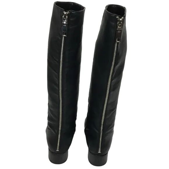Dolce Vita Knee High Back Zip Leather Boots