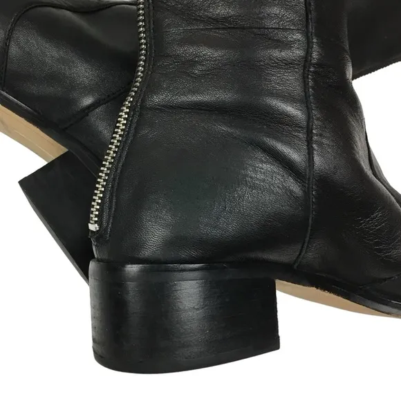 Dolce Vita Knee High Back Zip Leather Boots