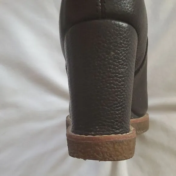 DOLCE Vita pebble leather over the knee wedge boots
