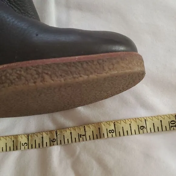 DOLCE Vita pebble leather over the knee wedge boots
