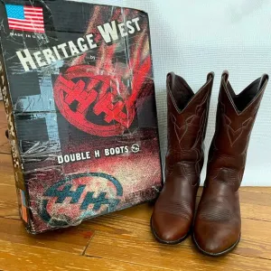 Double H Heritage Boots with original box and receipt, Men’s size 10D