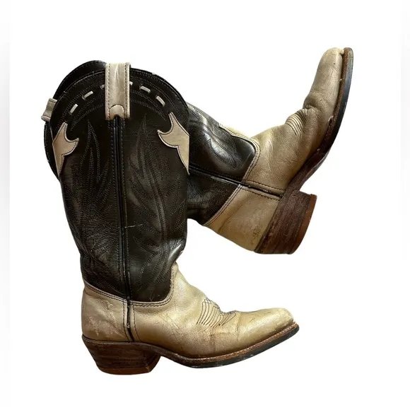 DOUBLE‎ H Womens Size 5 RARE FIND Rugged Western Cowboy Boots L7416152 USA