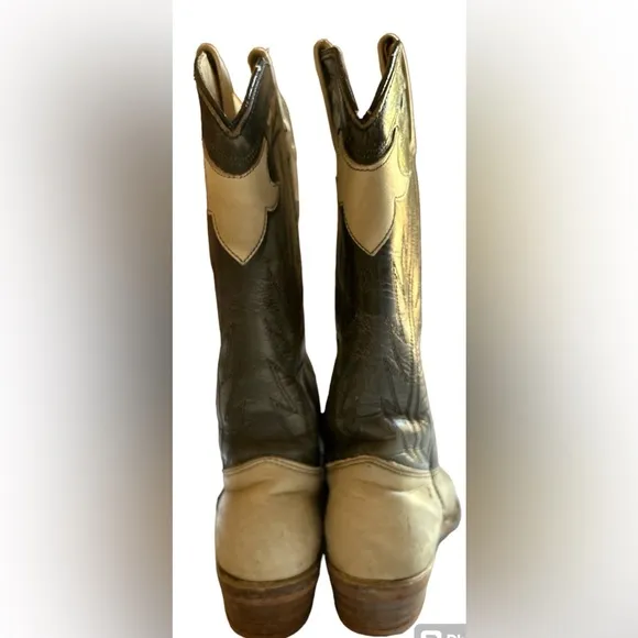 DOUBLE‎ H Womens Size 5 RARE FIND Rugged Western Cowboy Boots L7416152 USA