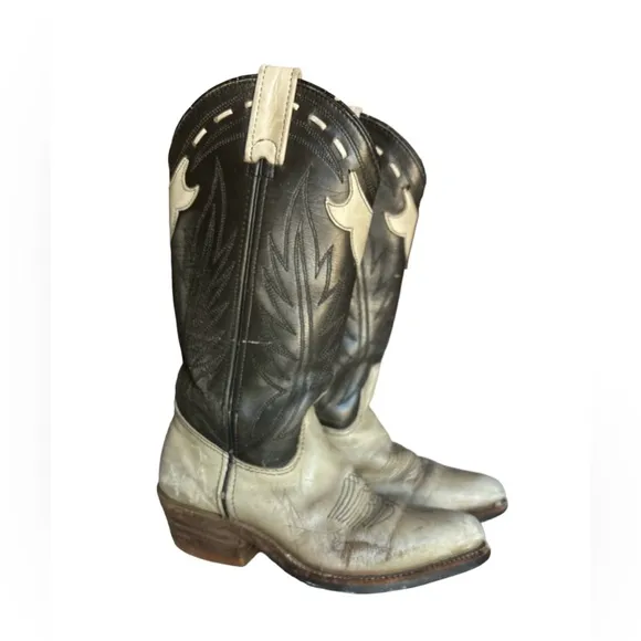 DOUBLE‎ H Womens Size 5 RARE FIND Rugged Western Cowboy Boots L7416152 USA