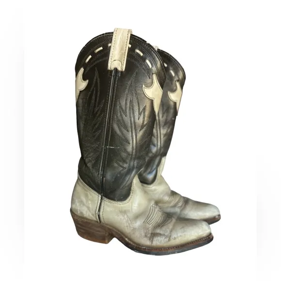 DOUBLE‎ H Womens Size 5 RARE FIND Rugged Western Cowboy Boots L7416152 USA