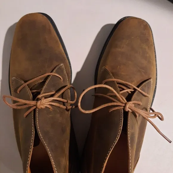 Dr. Comfort Boots Mens 13 Brown Leather Chukka Ruk Support Dress