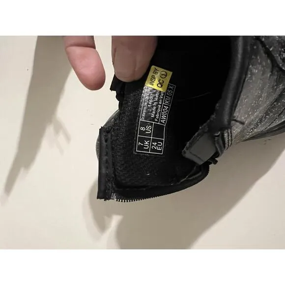 Dr. Martens 1460 Black Glitter Combat Boots - Kid’s Size 8 US