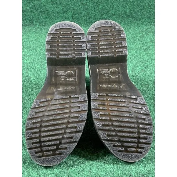 Dr. Martens 1460 W Faux-Croc Embossed‎ Black Ankle Boots Women’s Size 5