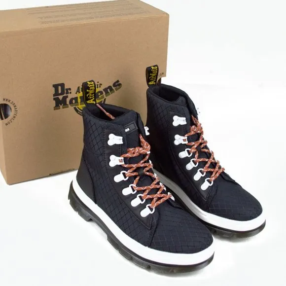 Dr. Martens Black Combs Ripstop Nylon Boots
