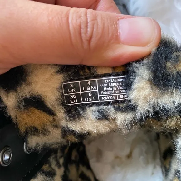 Dr. Martens Black Fur-Lined Women's Boots