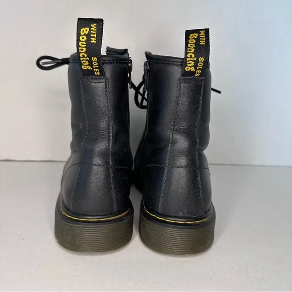 Dr. Martens Black Leather Men's Boots